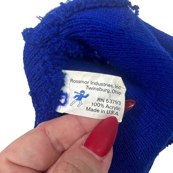 NBA Detroit Pistons Basketball Knit Cuffed Beanie Hat Blue Adult OS One Size - Picture 4 of 5